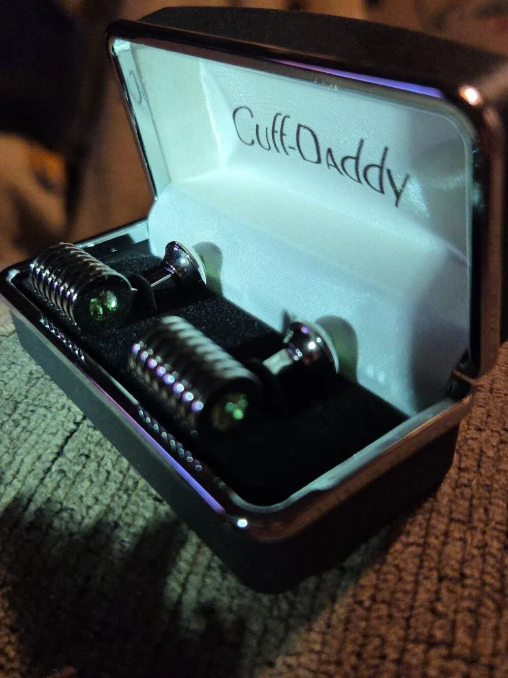 Peridot Cuff Links